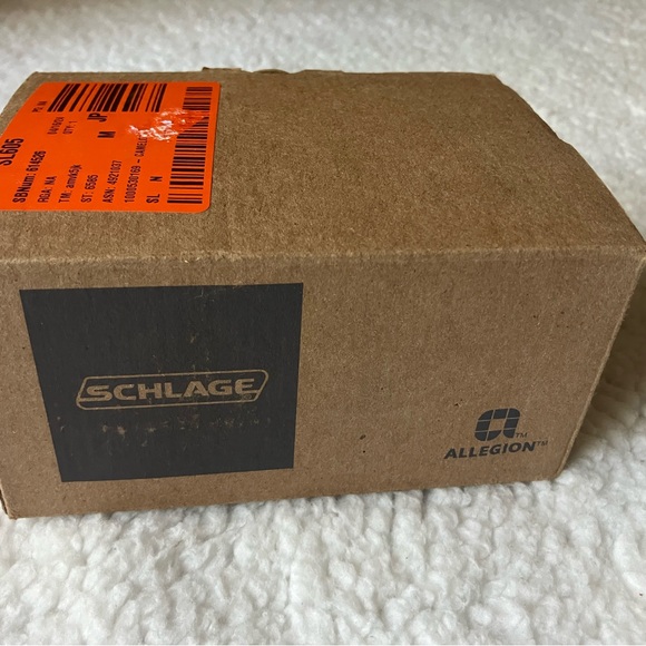 Georgian Aged Bronze Dummy Door Knob With Camelot Trim | Schlage Universal Cam - Picture 4 of 4